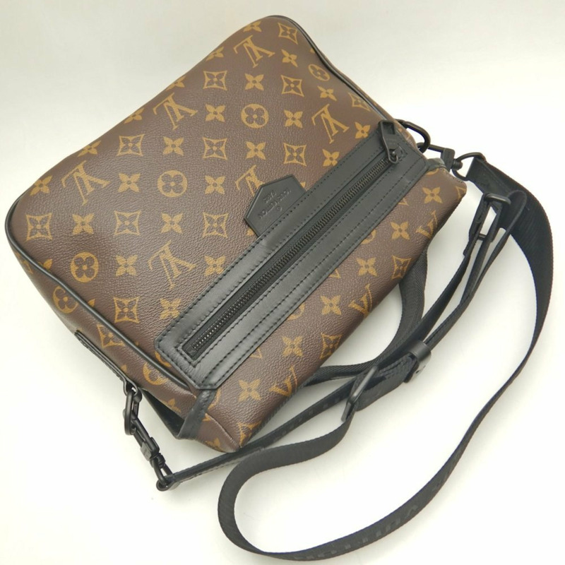 路易威登 Monogram Macassar LV Trail Messenger M46972 肩背包 棕色 男士 253606-3