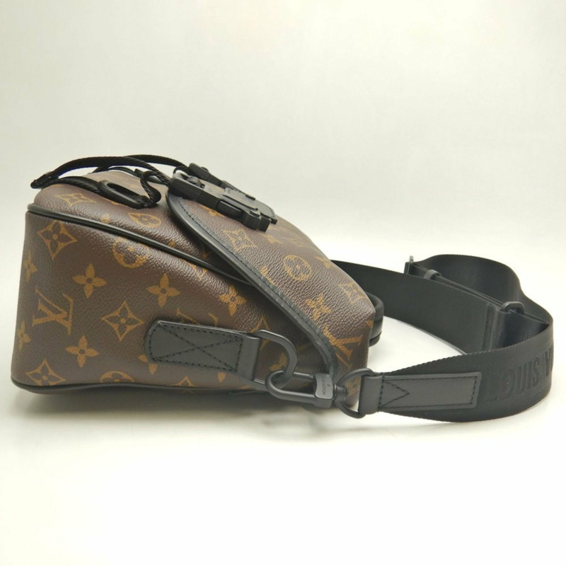 路易威登 Monogram Macassar LV Trail Messenger M46972 肩背包 棕色 男士 253606-7