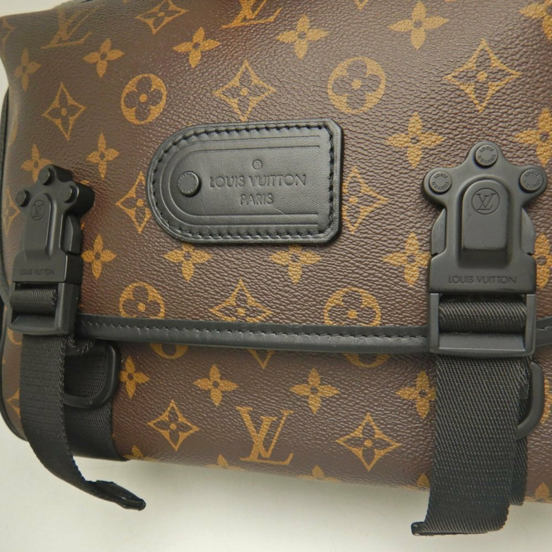 路易威登 Monogram Macassar LV Trail Messenger M46972 肩背包 棕色 男士 253606-9