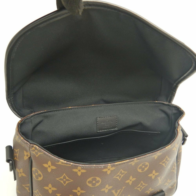 路易威登 Monogram Macassar LV Trail Messenger M46972 肩背包 棕色 男士 253606-12