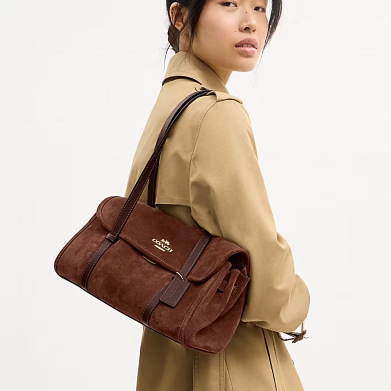 Coach Bridget Flap Shoulder Bag 法棍包-4