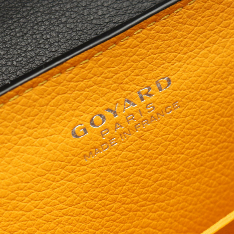 GOYARD Saigon Mini 斜背包 SAIGONMINTY01CL01P 帆布皮革 黑色-3