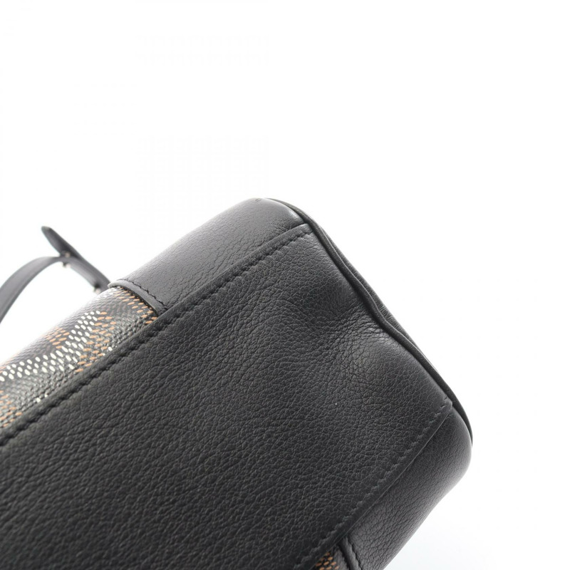 GOYARD Saigon Mini 斜背包 SAIGONMINTY01CL01P 帆布皮革 黑色-6