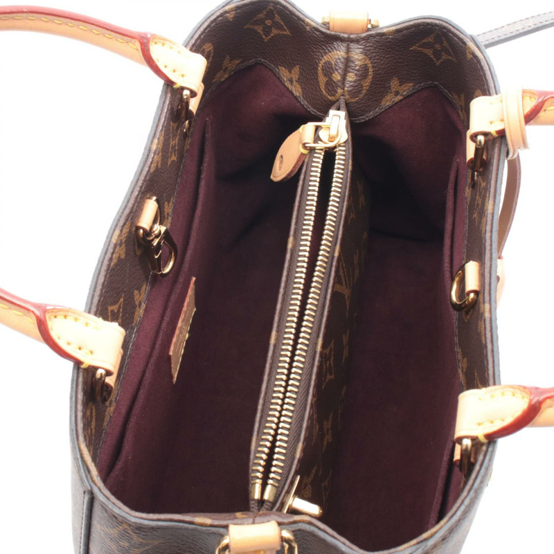 路易威登 Montaigne BB 斜背包 M41055 Monogram 皮革 棕色 二手-2