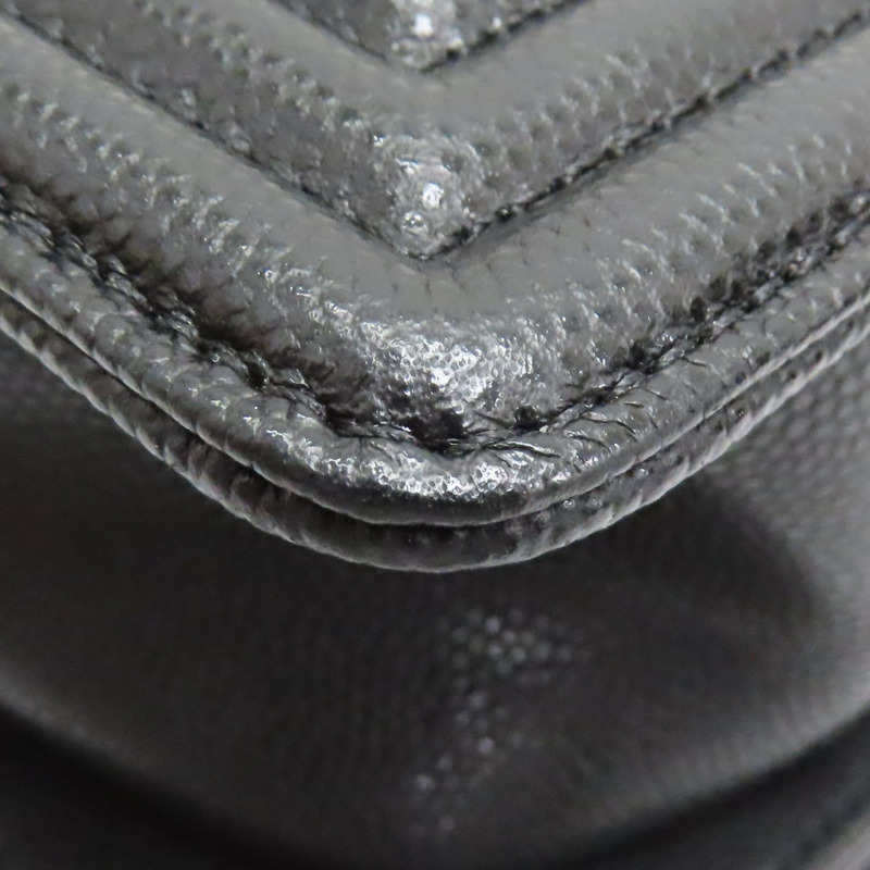 黑色 荔枝紋 牛皮 Boy 20 肩背包 A67085-13