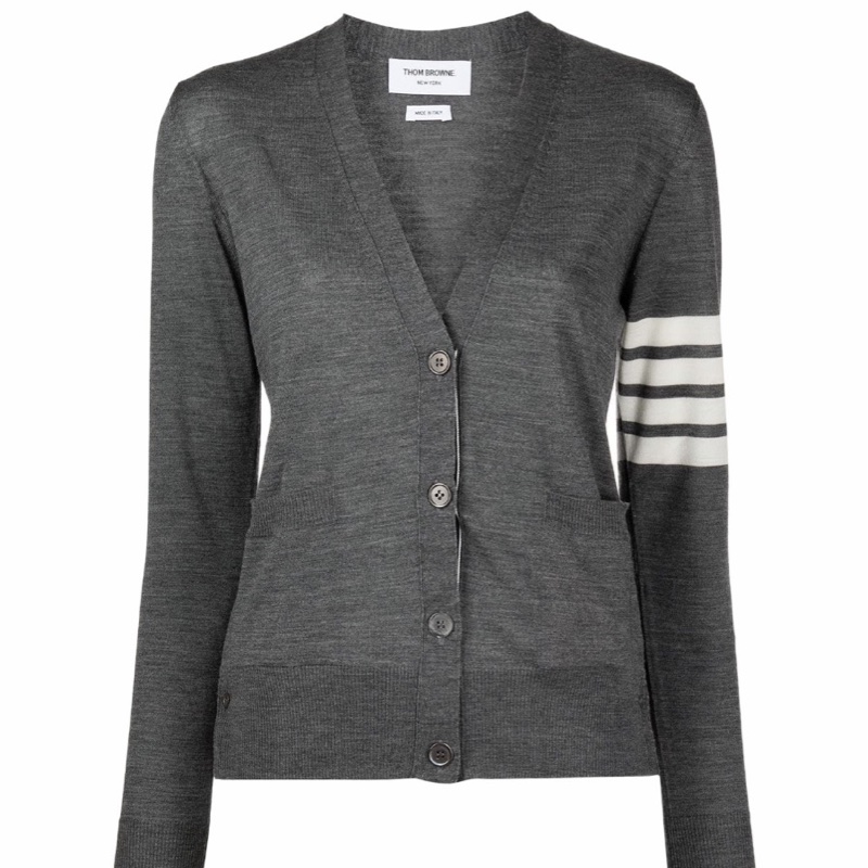 Thom Browne 女士 四條紋羊毛開衫IT-36 IT-38 IT-40 IT-42 IT-44碼-0