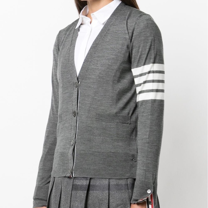 Thom Browne 女士 四條紋羊毛開衫IT-36 IT-38 IT-40 IT-42 IT-44碼-2