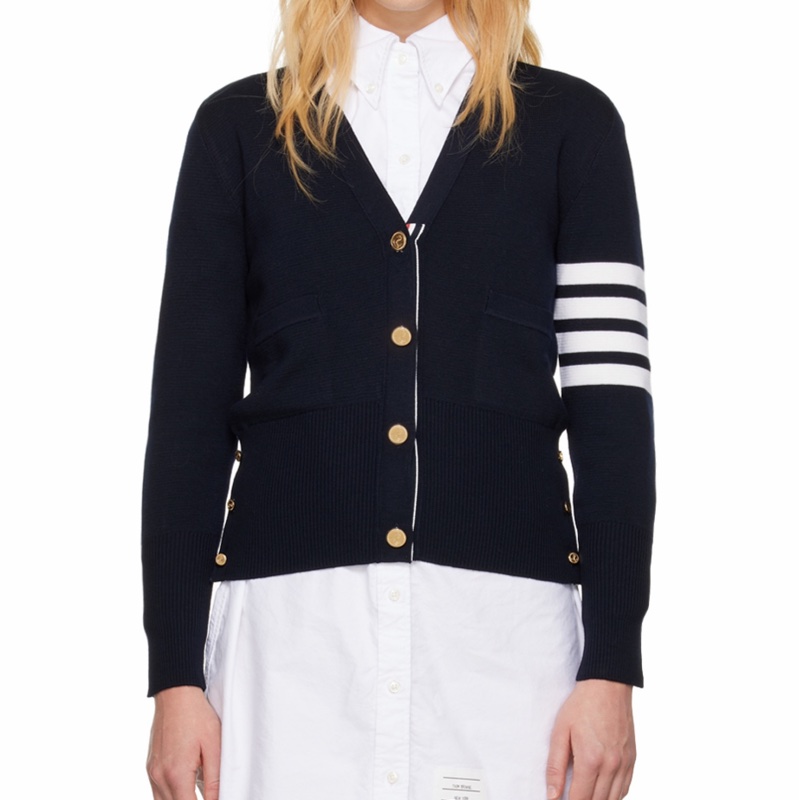 Thom Browne 女士 羊毛四條紋開衫IT-36 IT-38 IT-40 IT-42 IT-44碼-4