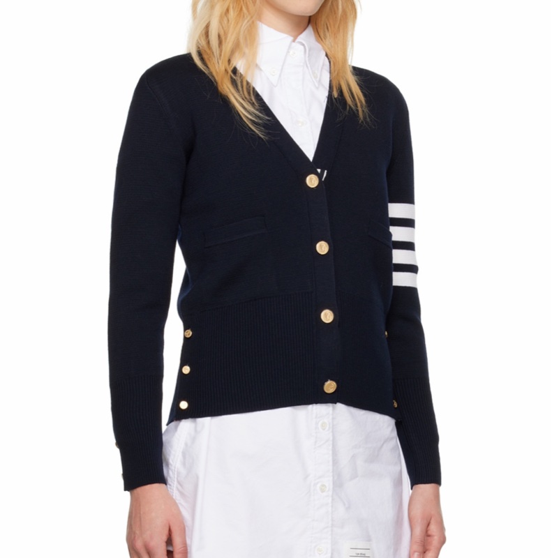 Thom Browne 女士 羊毛四條紋開衫IT-36 IT-38 IT-40 IT-42 IT-44碼-5