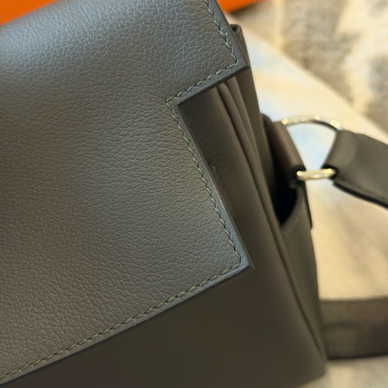 Hermes Kelly messenger灰色-12