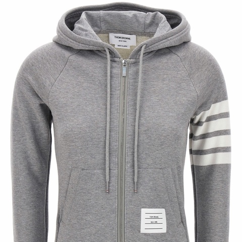 Thom Browne 女士 條紋長袖拉鍊連帽衛衣IT-36 IT-38 IT-40 IT-42 IT-44 IT-46 IT-48碼
