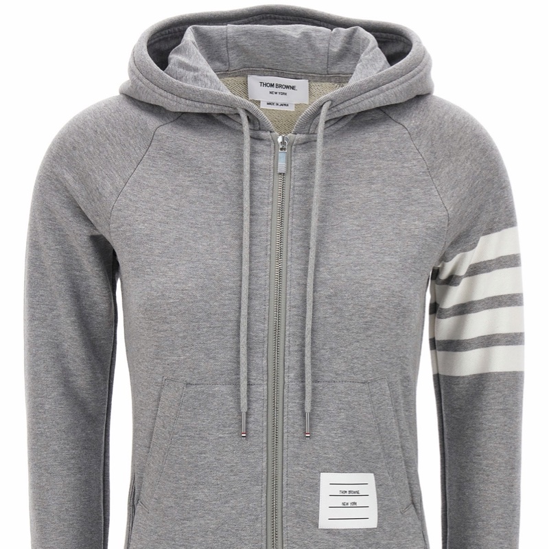 Thom Browne 女士 條紋長袖拉鍊連帽衛衣IT-36 IT-38 IT-40 IT-42 IT-44 IT-46 IT-48碼-0