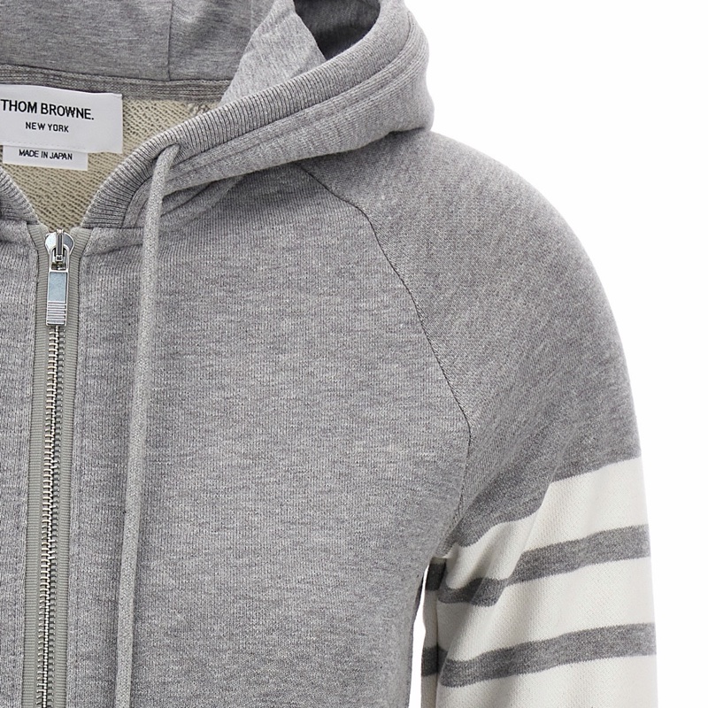 Thom Browne 女士 條紋長袖拉鍊連帽衛衣IT-36 IT-38 IT-40 IT-42 IT-44 IT-46 IT-48碼-1