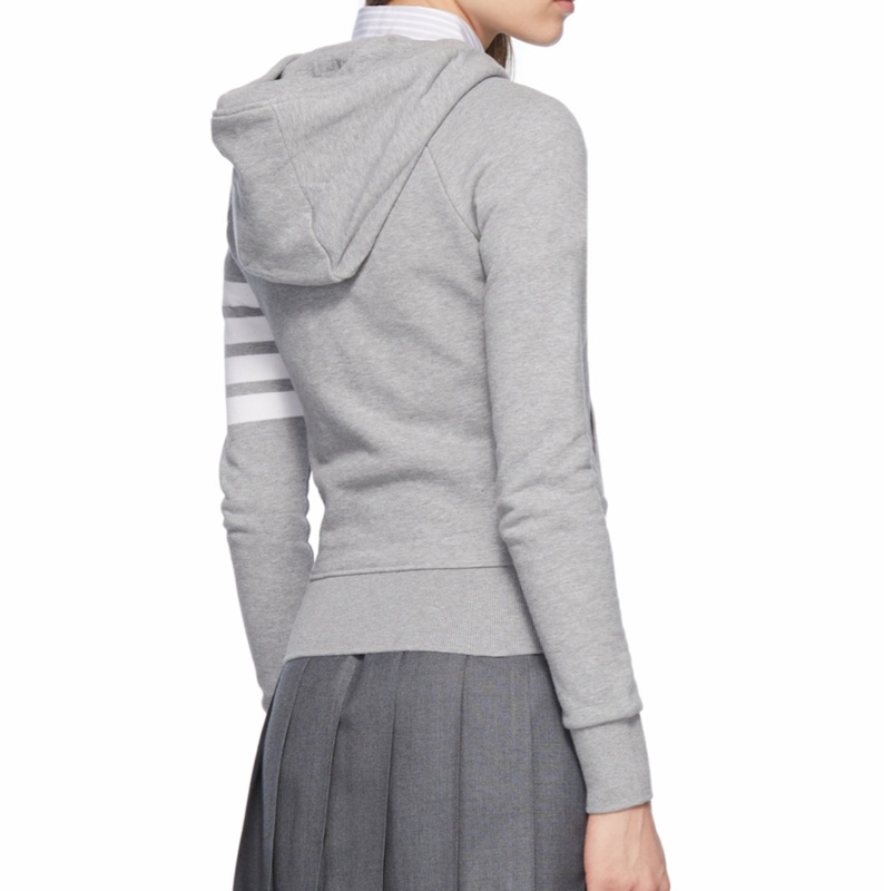 Thom Browne 女士 條紋長袖拉鍊連帽衛衣IT-36 IT-38 IT-40 IT-42 IT-44 IT-46 IT-48碼-6
