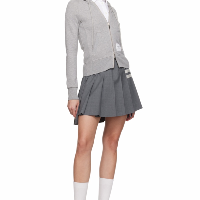 Thom Browne 女士 條紋長袖拉鍊連帽衛衣IT-36 IT-38 IT-40 IT-42 IT-44 IT-46 IT-48碼-7