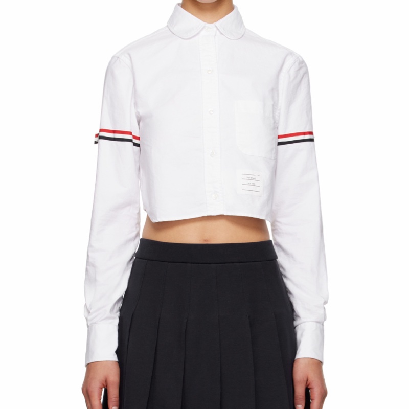 Thom Browne 女士 短款長袖襯衫IT-38 IT-40 IT-42 IT-44碼-4