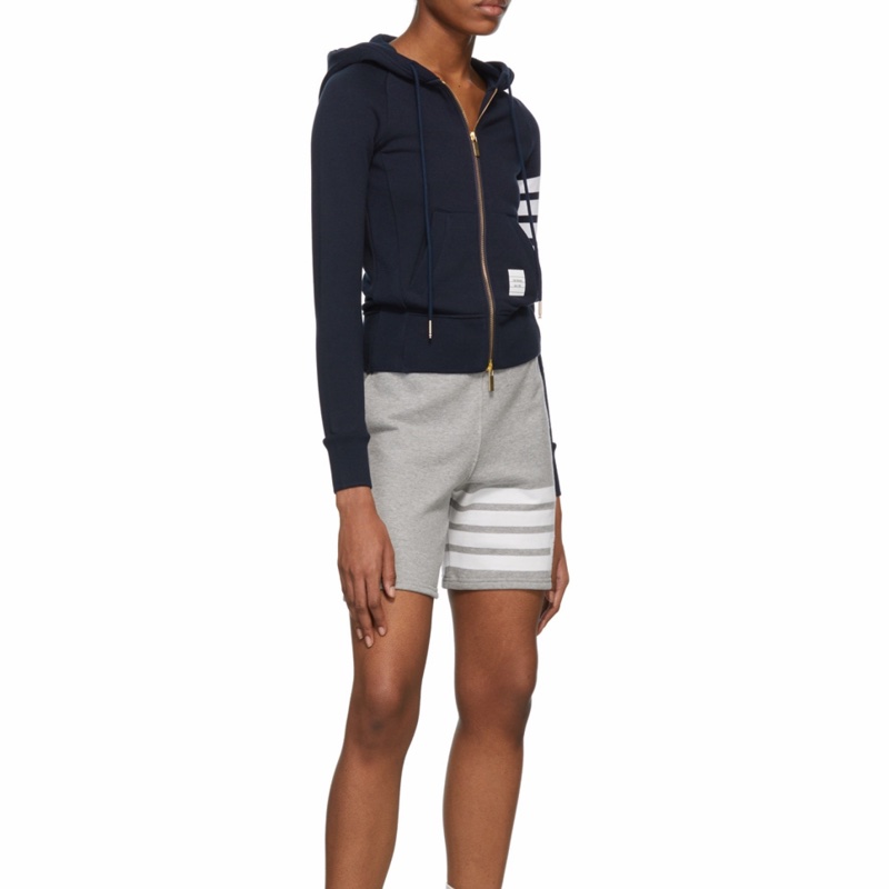 Thom Browne 女士 條紋拉鍊連帽外套IT-36 IT-38 IT-40 IT-42 IT-44 IT-48碼-4