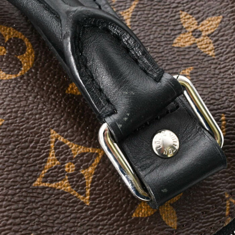 路易威登 Louis Vuitton Boston Bag Monogram Macassar Keepall Bandouliere 55 Brown M56714-10