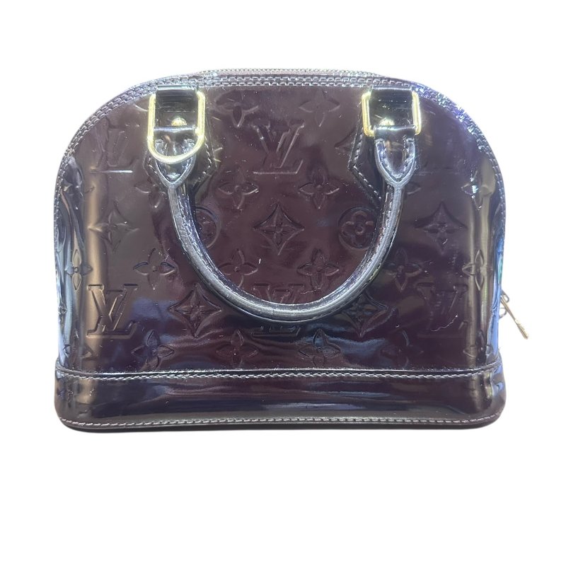 【美收精品】LV深酒紅色矽膠皮肩背包  5-84-1