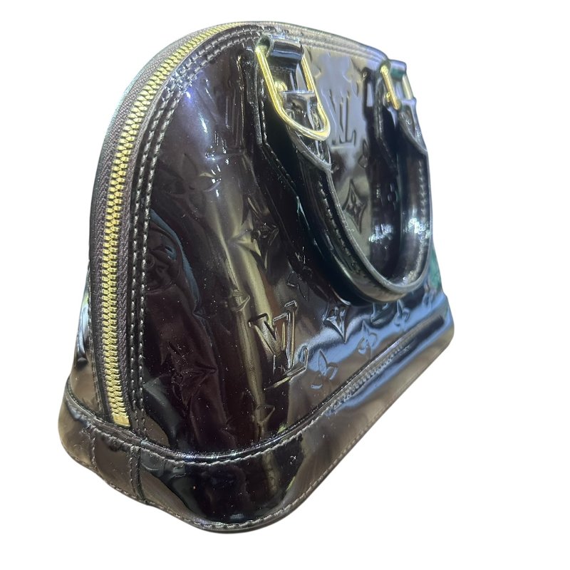 【美收精品】LV深酒紅色矽膠皮肩背包  5-84-2