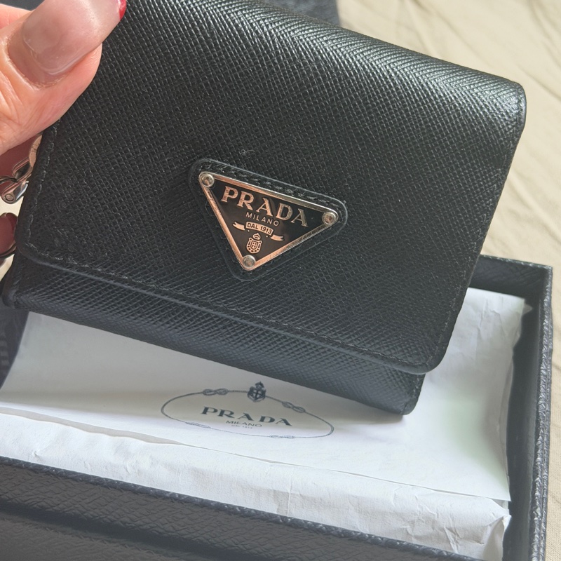 Prada三折錢包-1