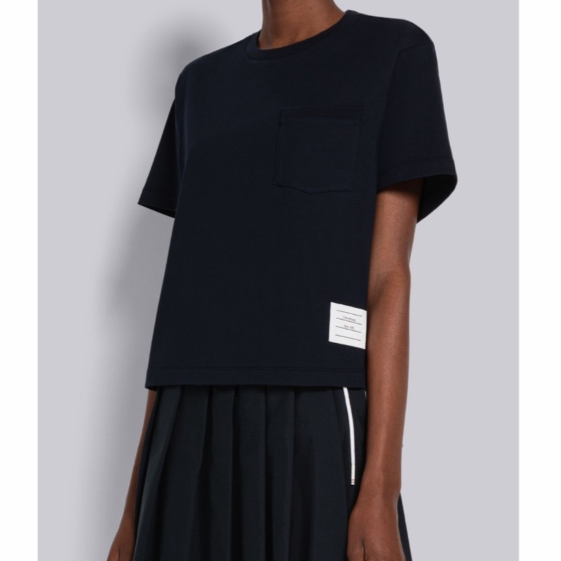 Thom Browne 女士 寬松圓領短袖T恤IT-40 IT-42 IT-44碼-4