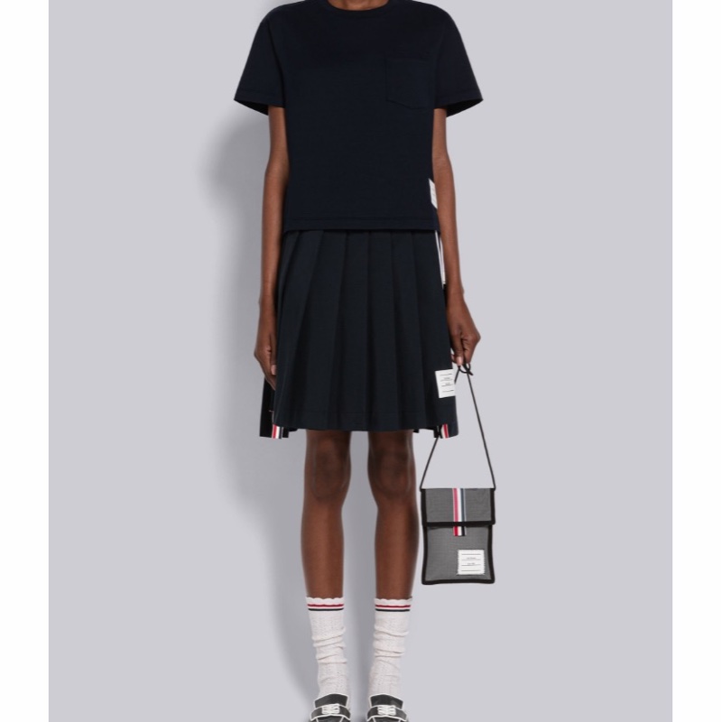 Thom Browne 女士 寬松圓領短袖T恤IT-40 IT-42 IT-44碼-5