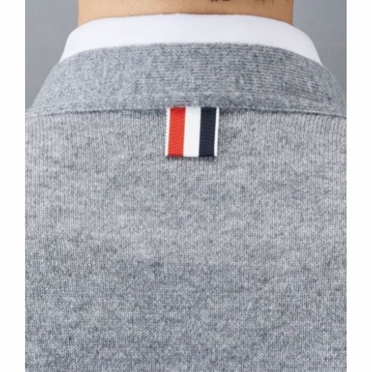 Thom Browne 女士 羊絨4條紋V領開衫IT-38-3