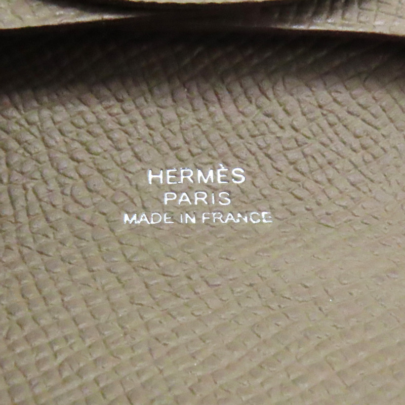 灰色 Epsom皮革 Bastia 零錢包 W刻-6