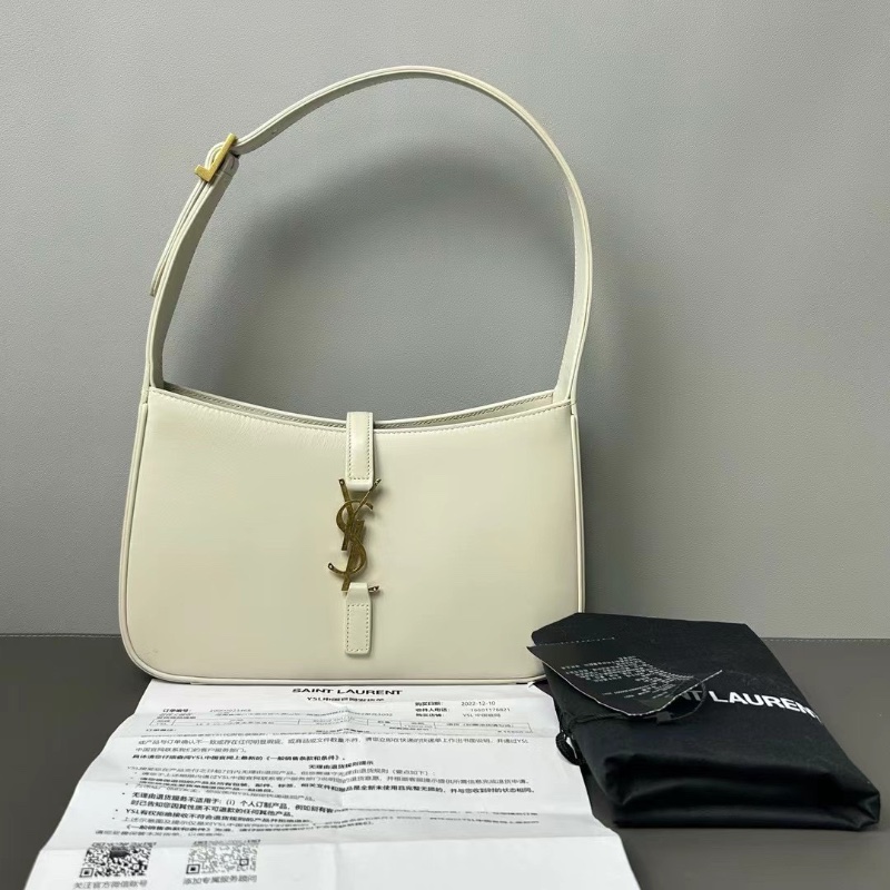 Saint laurent LE 5 A 7系列 Hobo腋下包  23 x 16 x 6.5 98新配件塵袋購證-1