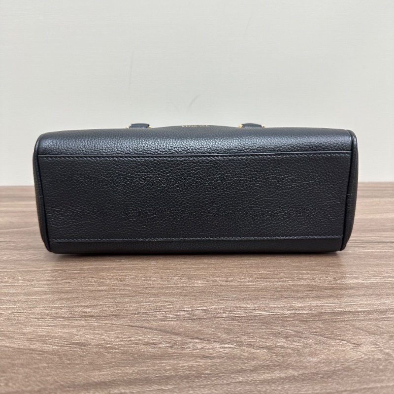 VERSACE黑金手提斜背包25*16*7 99新配件塵袋-4