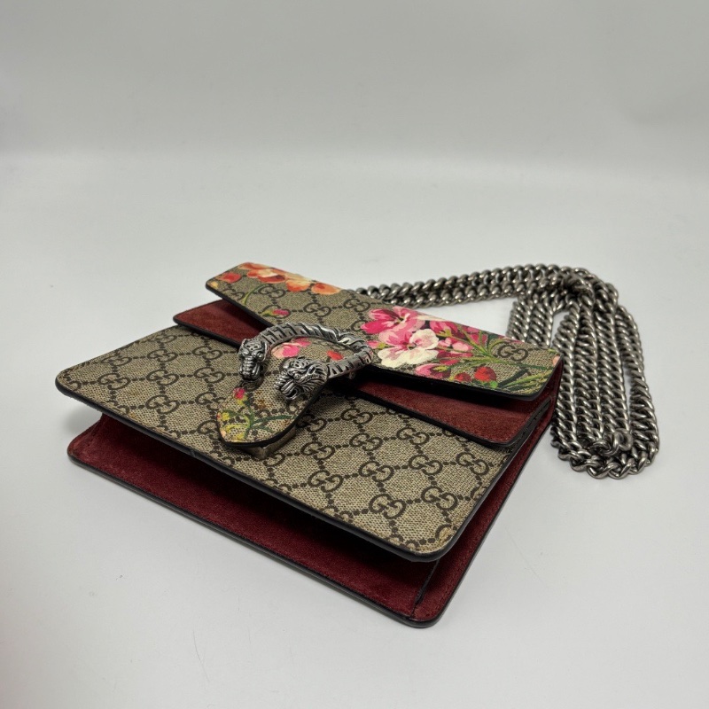 GUCCI dionysus花卉酒神小號肩背斜背包20*15.5*5 98新配件塵袋-3