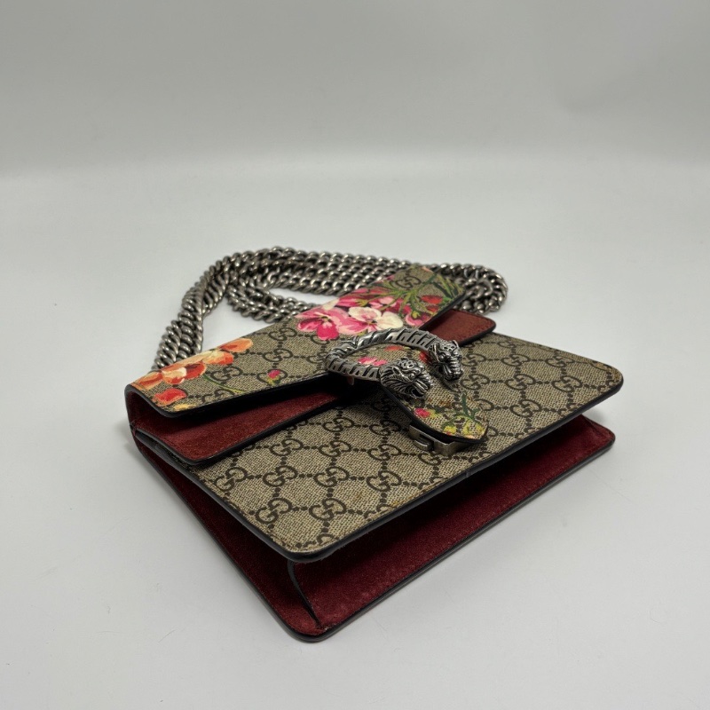 GUCCI dionysus花卉酒神小號肩背斜背包20*15.5*5 98新配件塵袋-5