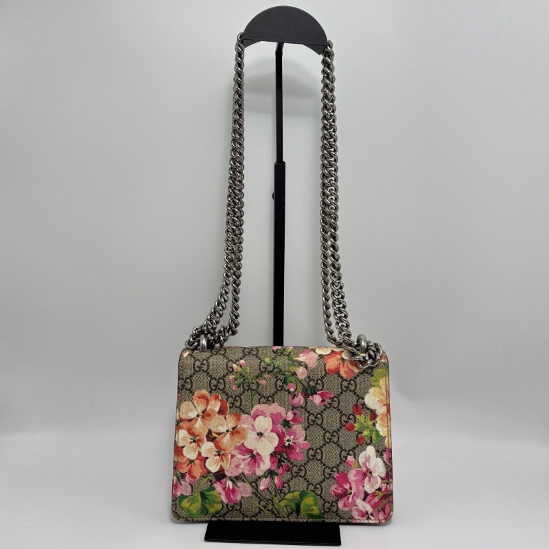GUCCI dionysus花卉酒神小號肩背斜背包20*15.5*5 98新配件塵袋-6