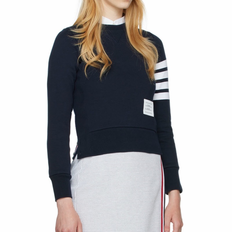 Thom Browne 女士 條紋衛衣IT-36 IT-38 IT-40 IT-42 IT-44碼-5