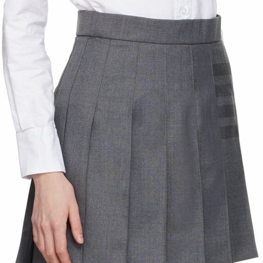 Thom Browne 女士 徽標半身裙IT-38 IT-40 IT-42碼-3