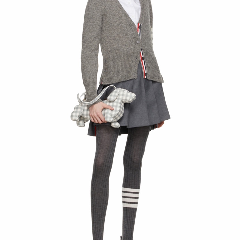 Thom Browne 女士 徽標半身裙IT-38 IT-40 IT-42碼-5