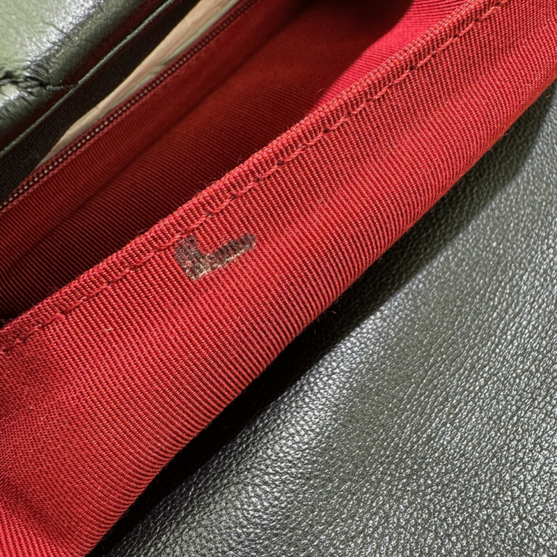 香奈兒 19 手提包鏈條單肩包 AS1160 羊皮 Coco 標誌女士-15