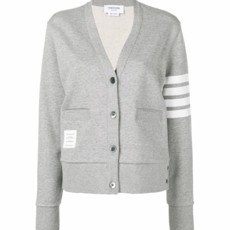 Thom Browne 女士 四條紋V領開衫IT-38-7