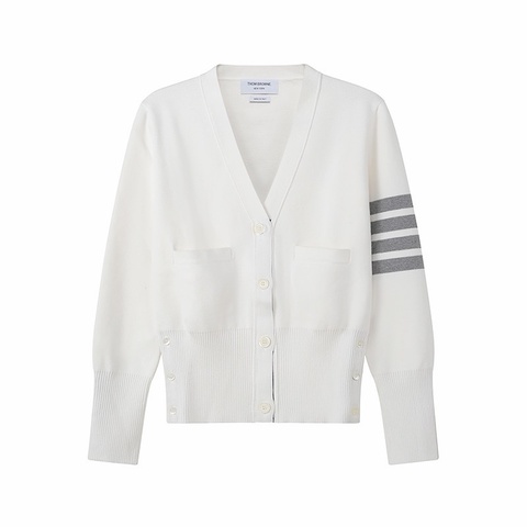 Thom Browne 女士 4 條紋V領開衫IT-36 IT-38 IT-40 IT-42碼