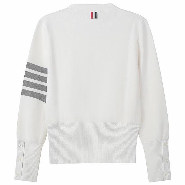 Thom Browne 女士 4 條紋V領開衫IT-36 IT-38 IT-40 IT-42碼-8