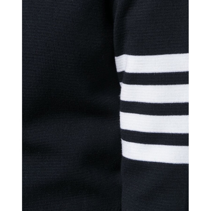 Thom Browne 女士 四條紋羊毛圓領套頭衫IT-36 IT-38 IT-40 IT-42 IT-44碼-5