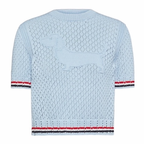 Thom Browne 女士 棉質鏤空針織T恤IT-36 IT-38 IT-40 IT-42 IT-44碼