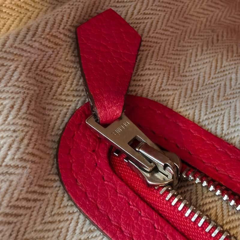 愛馬仕/Hermes 5x 辣椒紅 花園30 togo皮面 T刻 2015年 30*21*13cm 97新-10