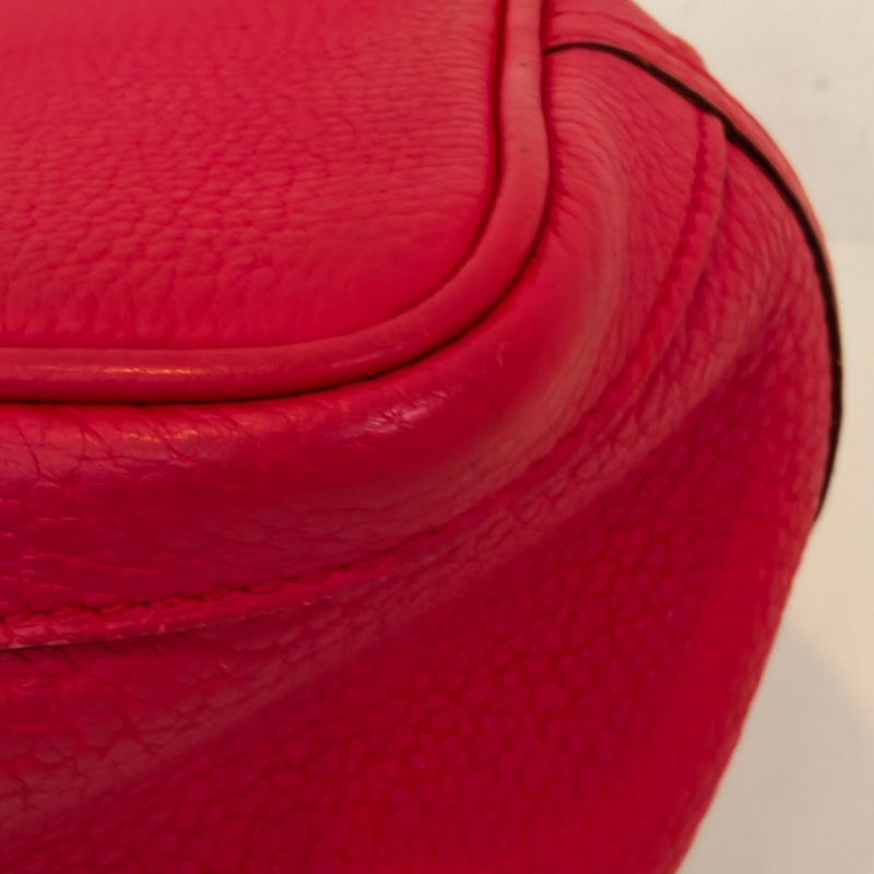 愛馬仕/Hermes 5x 辣椒紅 花園30 togo皮面 T刻 2015年 30*21*13cm 97新-12