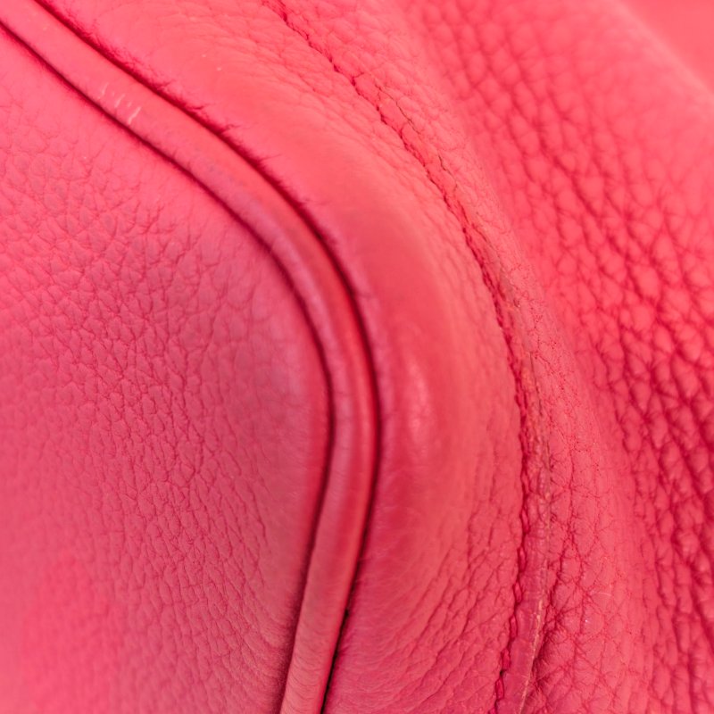 愛馬仕/Hermes 5x 辣椒紅 花園30 togo皮面 T刻 2015年 30*21*13cm 97新-15