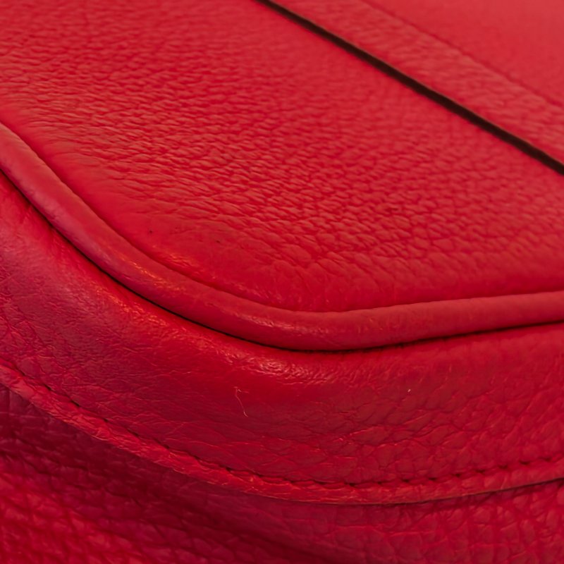 愛馬仕/Hermes 5x 辣椒紅 花園30 togo皮面 T刻 2015年 30*21*13cm 97新-16