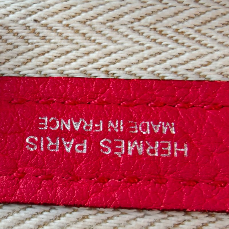 愛馬仕/Hermes 5x 辣椒紅 花園30 togo皮面 T刻 2015年 30*21*13cm 97新-21