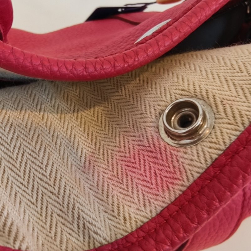 愛馬仕/Hermes 5x 辣椒紅 花園30 togo皮面 T刻 2015年 30*21*13cm 97新-23