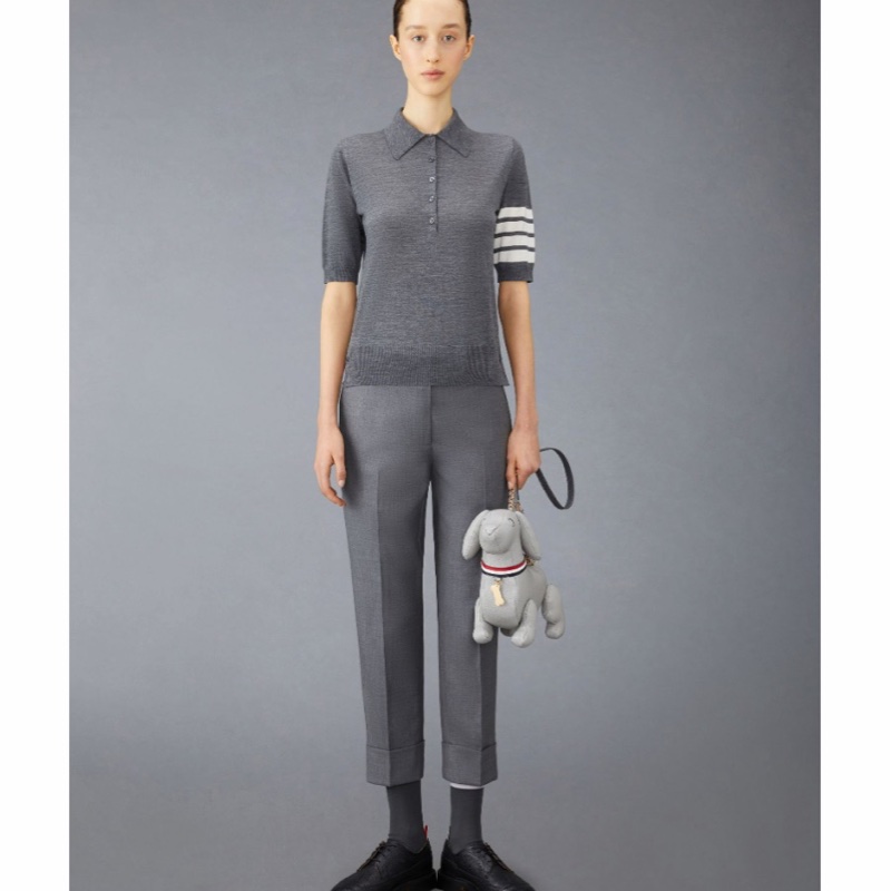 Thom Browne 女士 初剪羊毛針織Polo衫IT-36 IT-38 IT-40 IT-42 IT-44碼-2